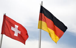 Flaggen Deutschland Schweiz