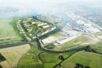Gewerbegebiet Lunedelta in Bremerhaven an der Weser