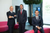 Die Geschäfsleitung der Funk Schweiz am Sitz in Zürich: Rolf Th. Jufer, Martin Vögeli, Urs A. Bleisch, VRP und CEO (v.l.n.r.)