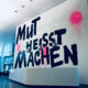 Allianz Kampagne Mut Wallpainting