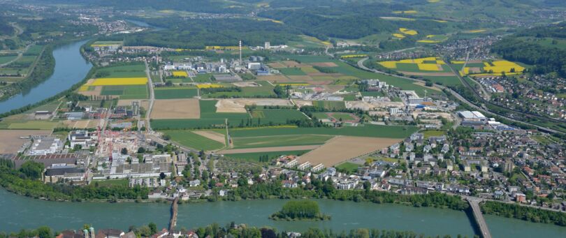 Das Arbeitsplatzgebiet Sisslerfeld bietet Unternehmen kurz-, mittel- und langfristige Entwicklungsoptionen.im Aargau