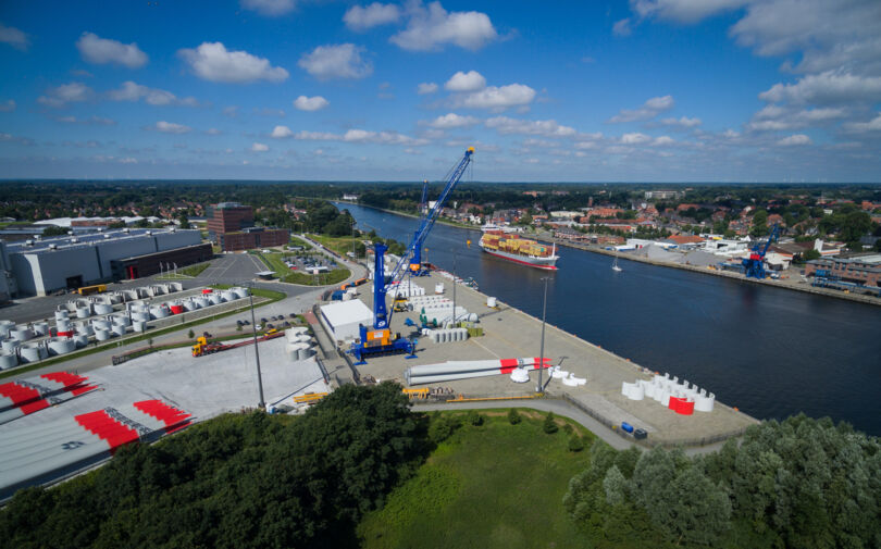 Schwerlasthafen Rendsburg in Schleswig-Holstein Schwerlasthafen Rendsburg in Schleswig-Holstein