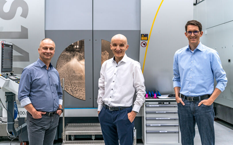 Dr. Sergiy Yulin mit Dr. Peter Kürz und Dr. Michael Kösters Dr. Sergiy Yulin mit Dr. Peter Kürz und Dr. Michael Kösters