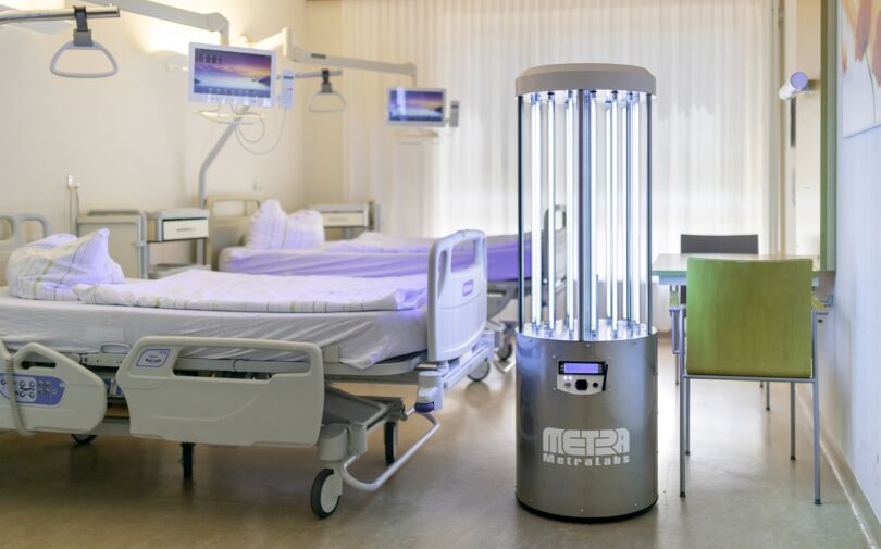 er Sterybot der MetraLabs GmbH bekämpft Viren und Bakterien. Quelle: MetraLabs GmbH