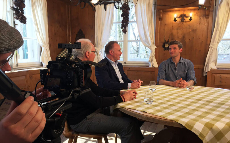 NGLOW Filmproduktion – Interview mit Thomas-Müller und Franz Beckenbauer